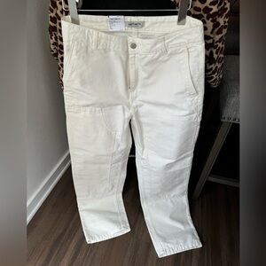 Carhartt wip white pierce double knee pants